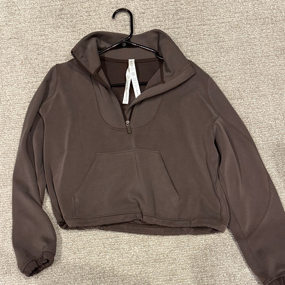 Lululemon ribbed brushed softstream pull over